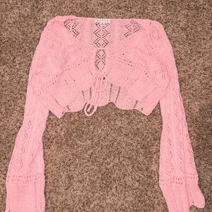 HYFVE Soft Pink Lace Blouse